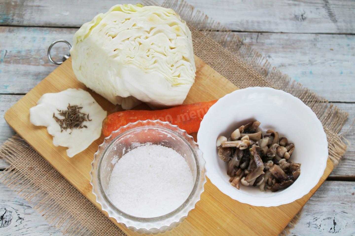Тушеная квашеная капуста с грибами. пошаговый рецепт с фото • кушать неткушать нет