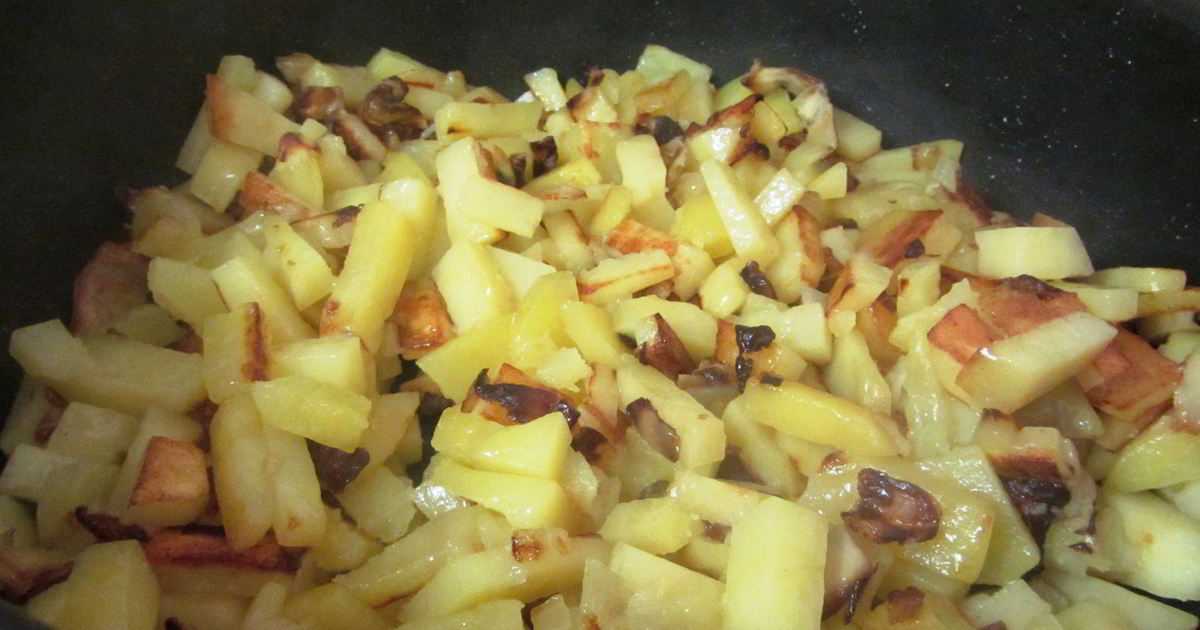 Жареная картошка с грибами???? (9 рецептов)