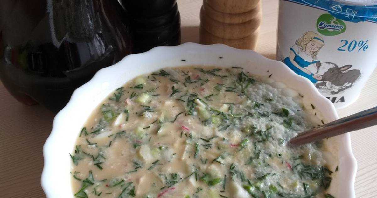 Окрошка с редькой – 4 рецепта на квасе, воде, кефире