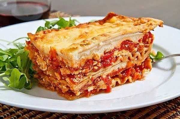 Рецепты пп лазаньи: с курицей и лавашом, с фаршем, капустой, кабачками - glamusha
