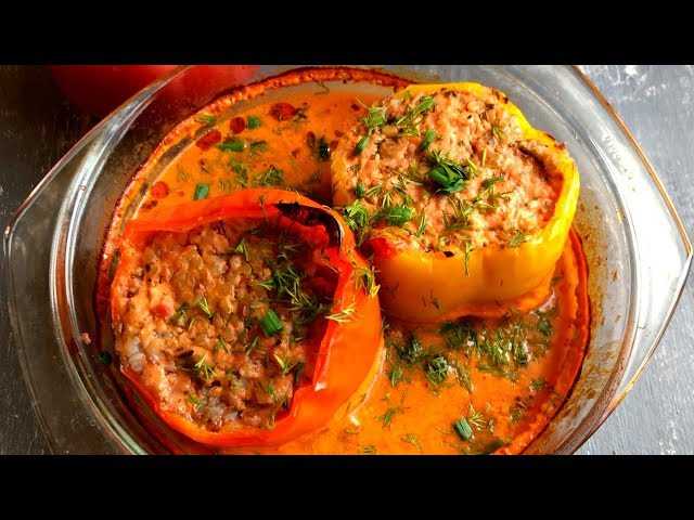 Перец фаршированный - 6 рецептов фаршированных перцев с мясом и рисом