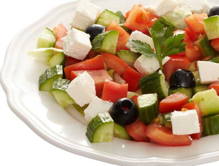 Салат греческий рецепт классический с брынзой рецепт с фото