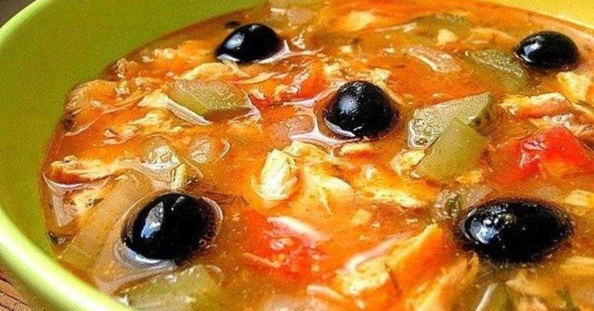 Солянка из консервированной рыбы