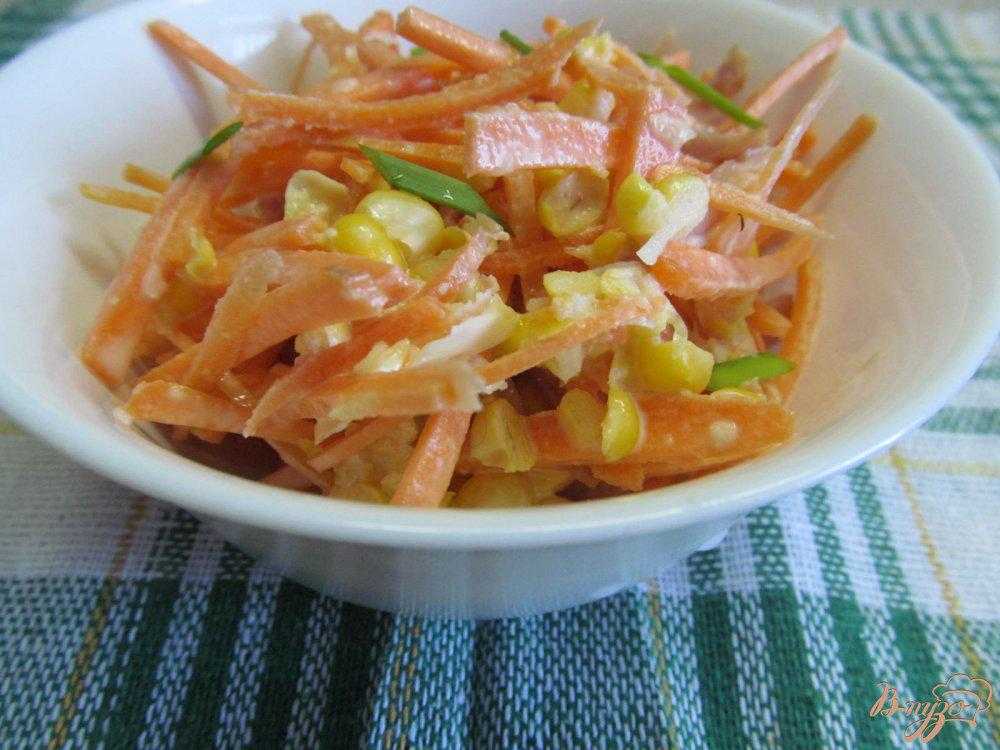 Салат с корейской морковью и ветчиной, рецепт с фото - wowcook.net