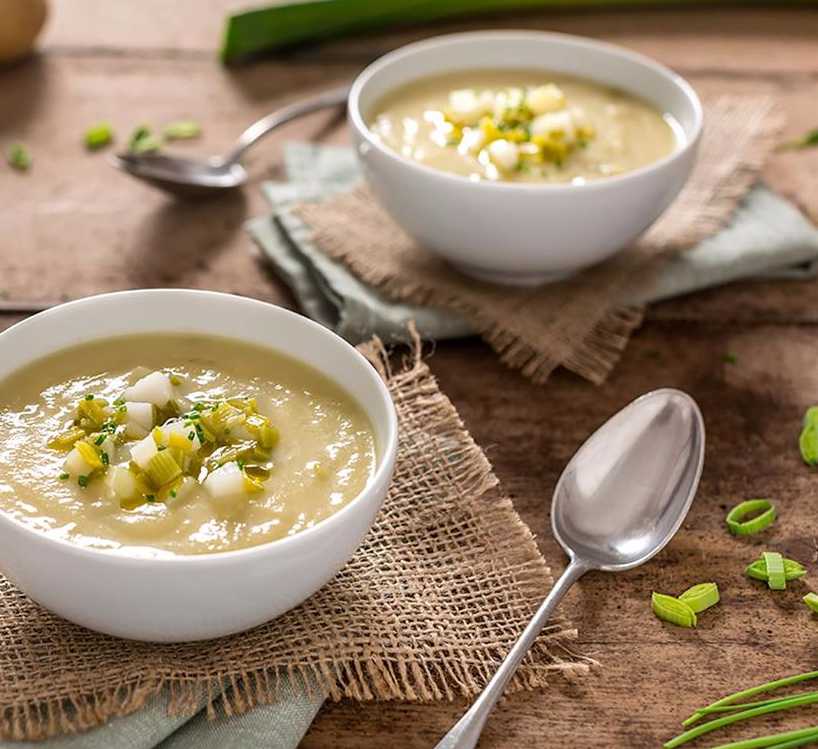 Суп пюре из овощей с клецками