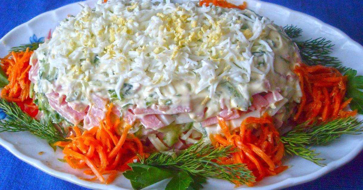8 классических рецептов салата с копченой курицей и корейской морковью: самые вкусные