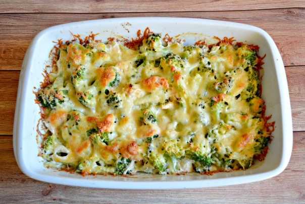Запеканка из брокколи и цветной капусты: пошаговые рецепты с фото