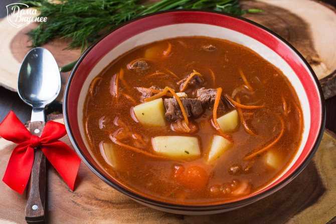 Суп рисовый с мясом и картошкой