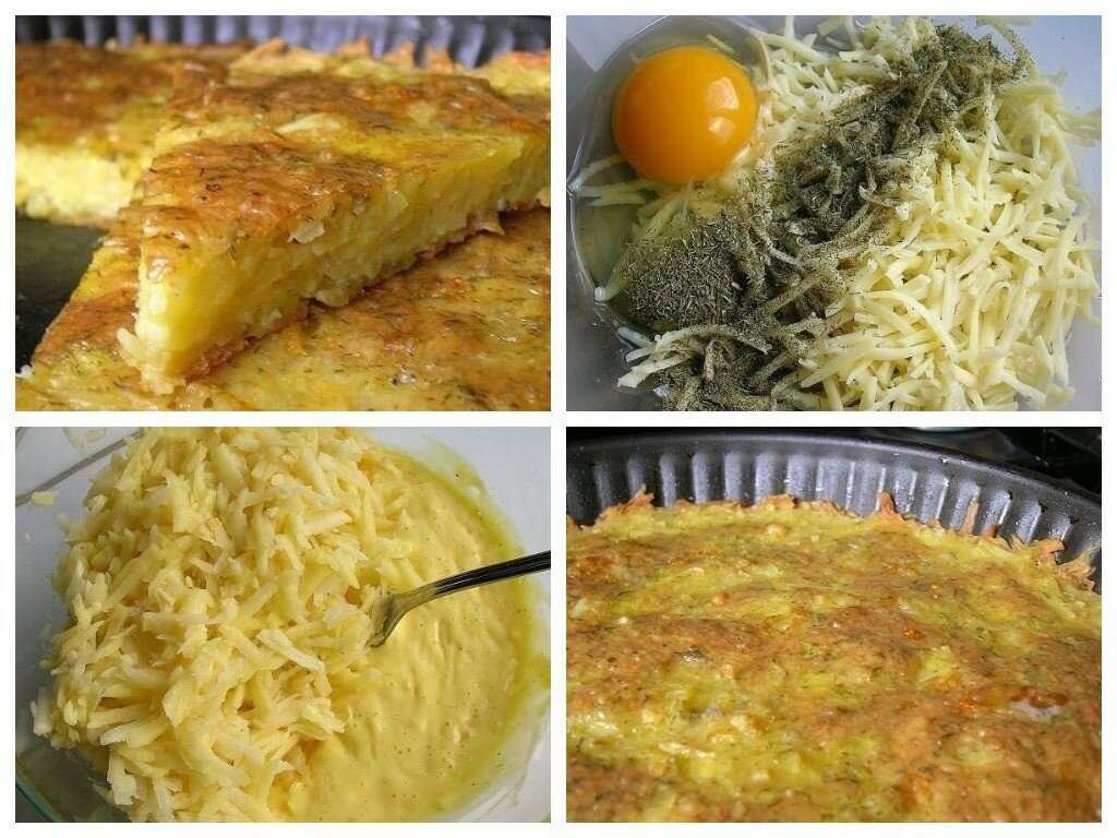 Запеканка картофельная с жареным луком и