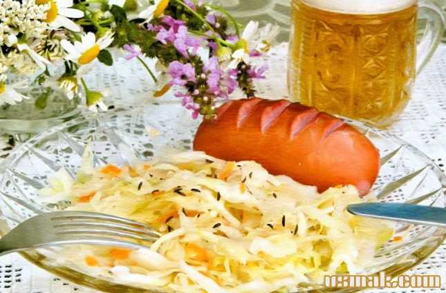 Тушеная капуста по-немецки рецепт с фото - 1000.menu