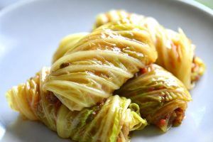Ленивые голубцы с пекинской капустой