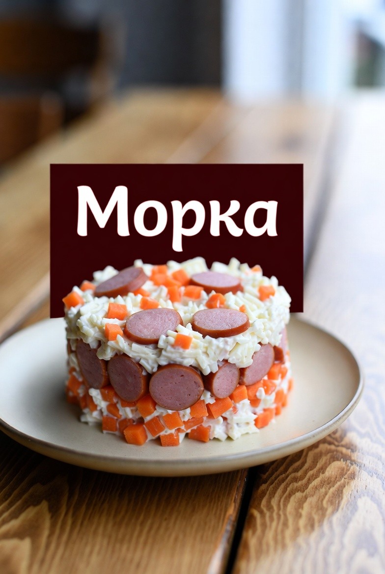 Обжорка с колбасой
