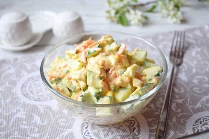 Салат с курицей, ананасом, сыром – 10 пошаговых рецептов
