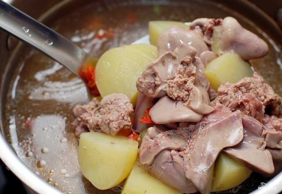 Суп с перловкой на курином бульоне