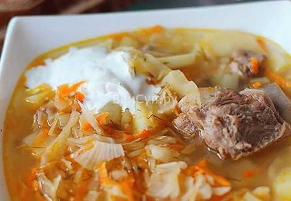 Рецепт суп щи с квашеной капустой с тушенкой. калорийность, химический состав и пищевая ценность.