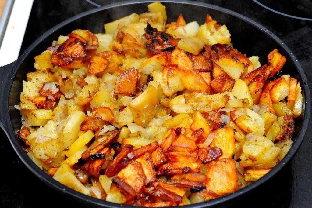 Жареная картошка на сковороде - 509 рецептов приготовления пошагово - 1000.menu