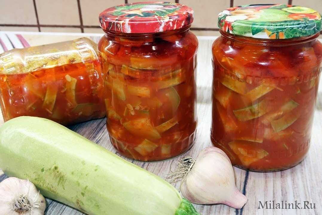 Cалаты из кабачков на зиму: 9 самых вкусных и простых рецептов