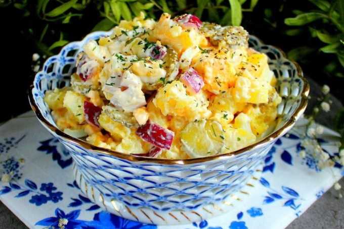 20 рецептов самых вкусных картофельных салатов