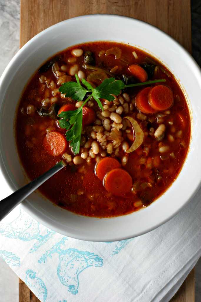 Рецепт фасолевого супа из красной фасоли с мясом рецепт с фото