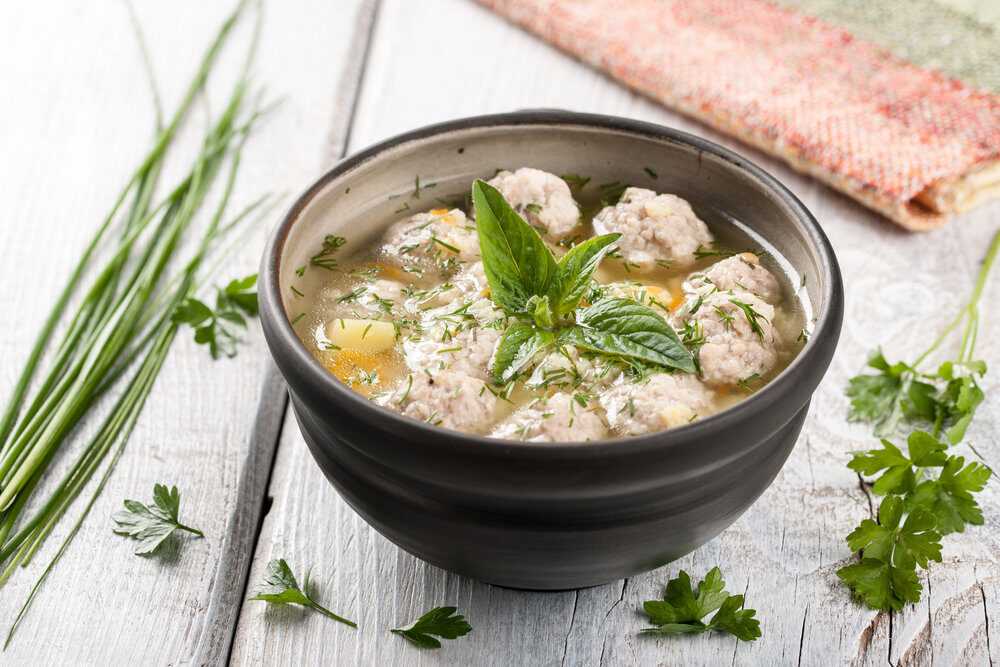 Рецепт суп с мясными фрикадельками с фото пошагово