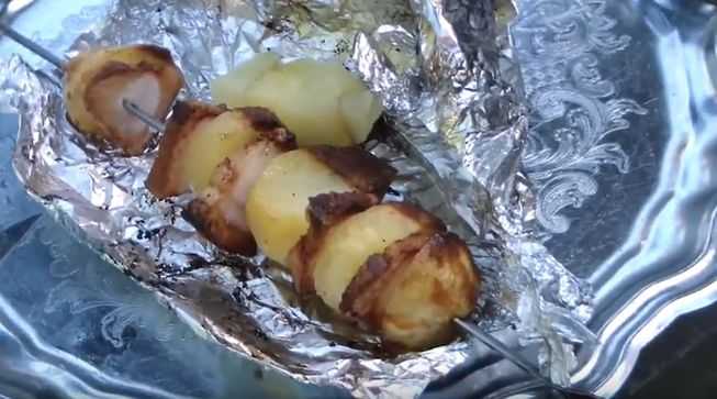 Картошка в костре в фольге рецепт с фото с