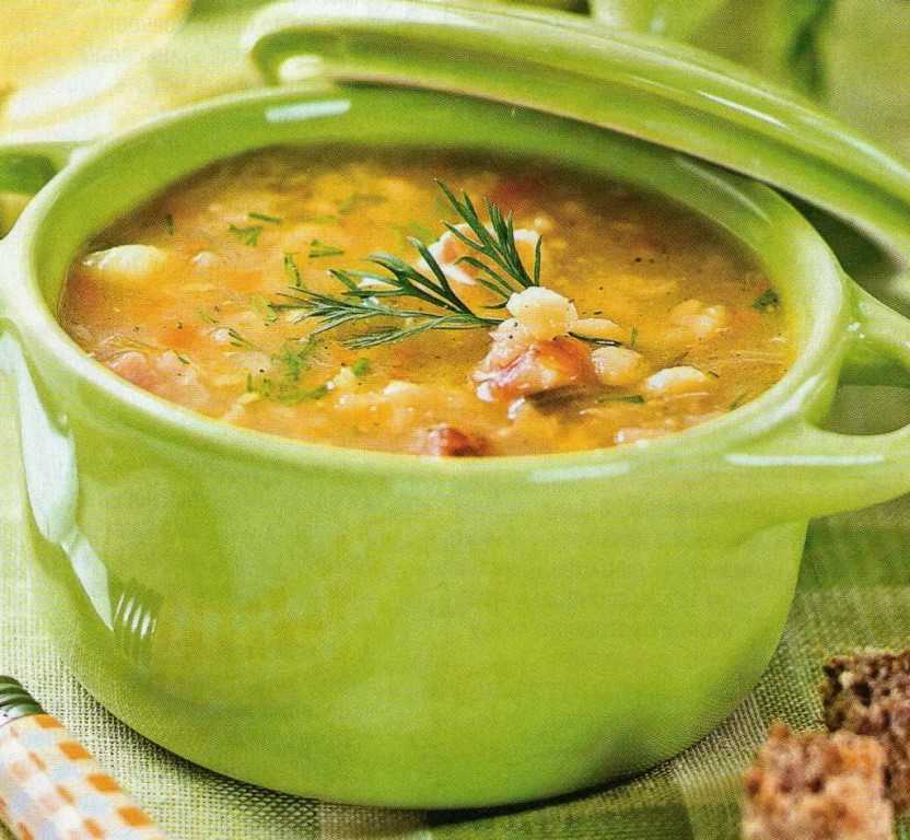 Суп гороховый с копчеными ребрами и курицей рецепт с фото пошагово - 1000.menu