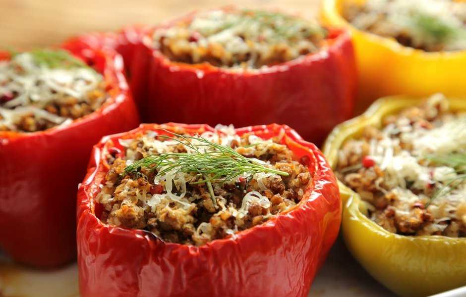 Перец, фаршированный овощами — самые вкусные рецепты
