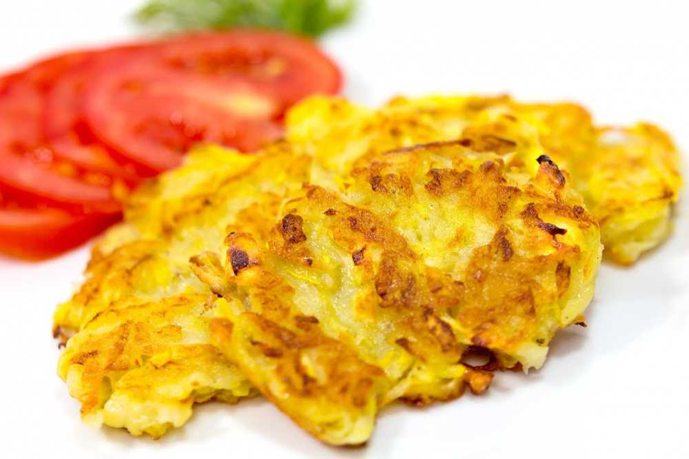 Драники из кабачков и картофеля