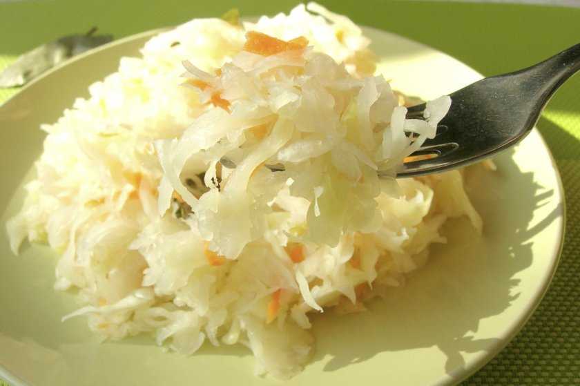 Квашеная капуста и салат из нее с тыквой