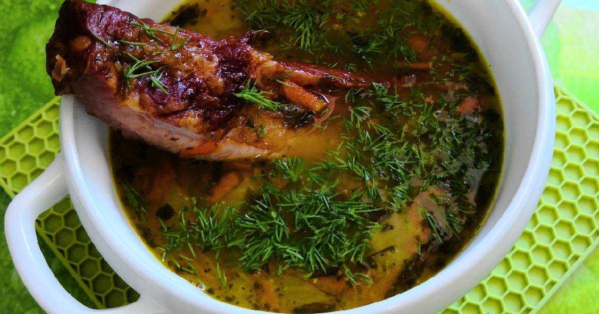 Рецепт горохового супа с ребрышками свиными с фото пошагово
