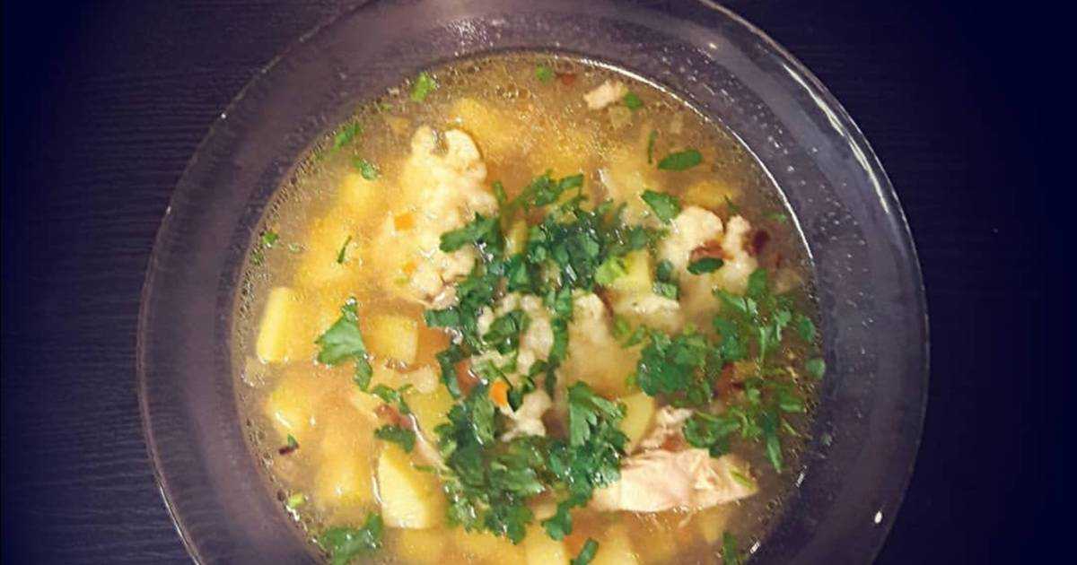 Суп с картофельными клецками