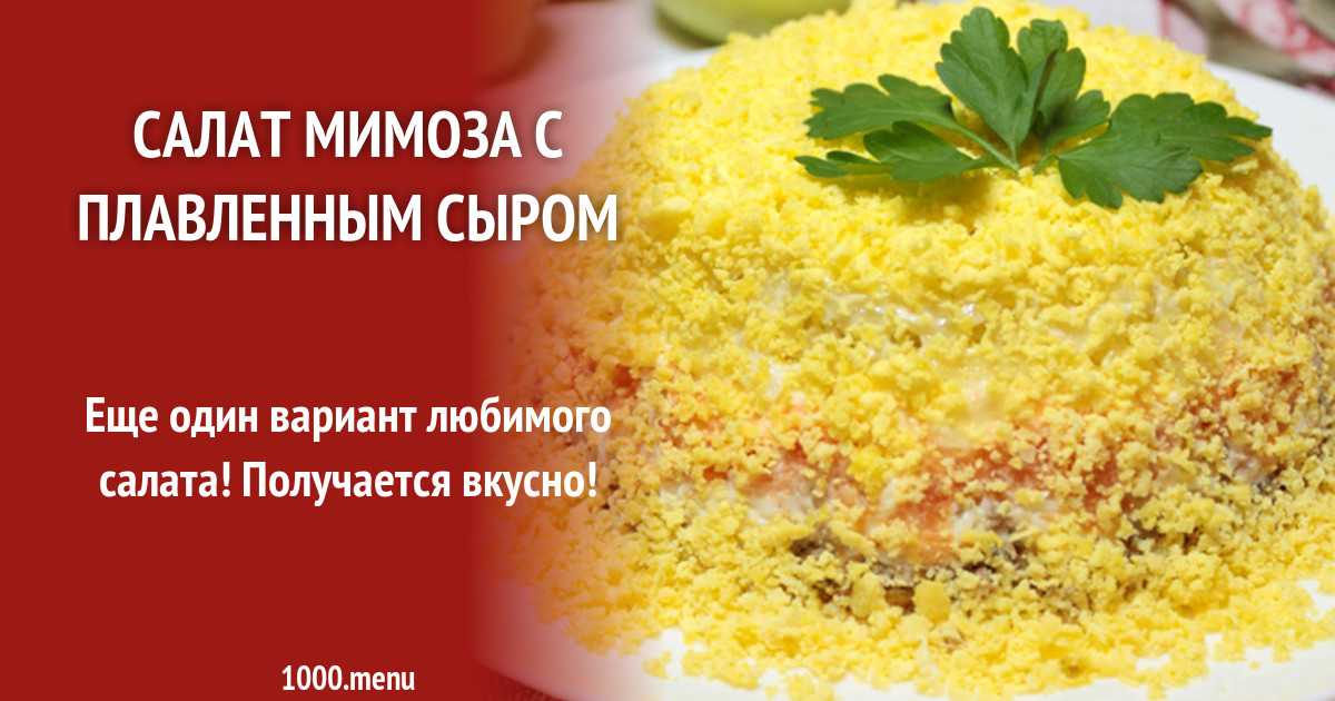 Салат с плавленным сыром - 86 домашних вкусных рецептов приготовления