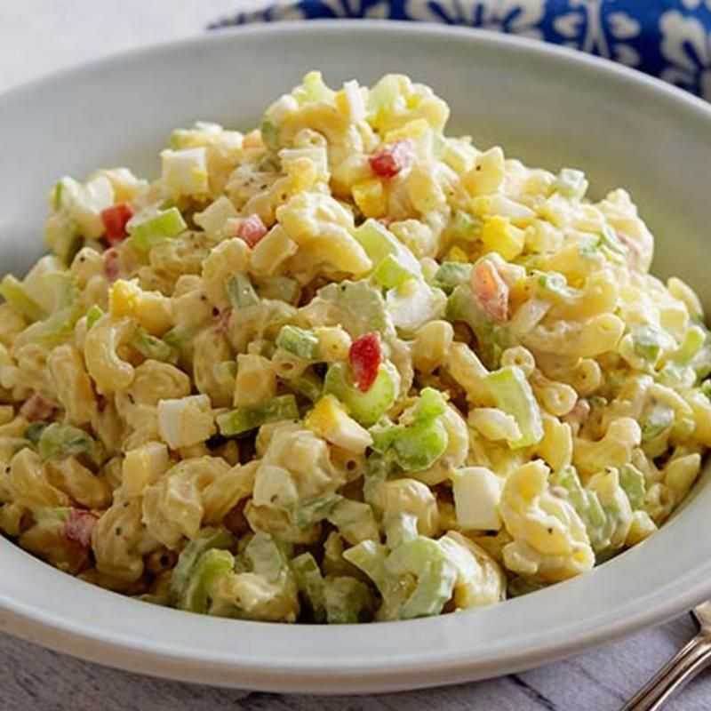 Салат с макаронами (26 рецептов вкусных салатов с макаронами)