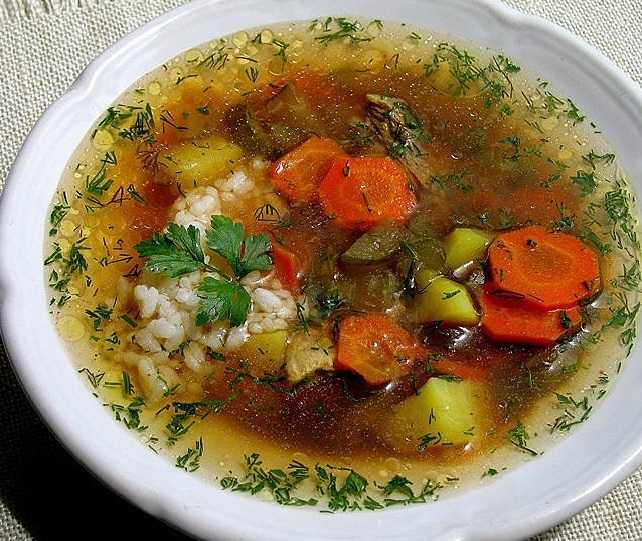 Рассольник с рисом классический рецепт с фото пошагово - 1000.menu