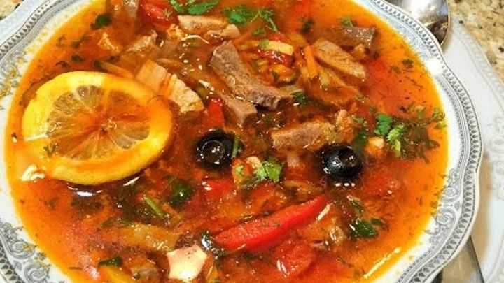 Солянка с копченой курицей — пошаговый рецепт с фото