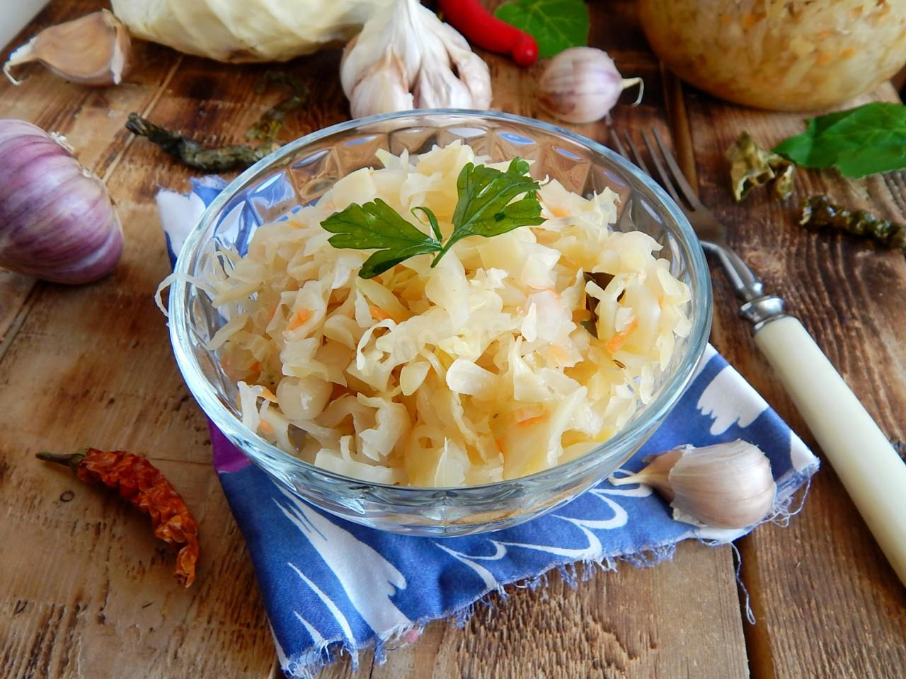 Квашеная капуста быстрого приготовления - вкусные рецепты хрустящей и сочной капусты