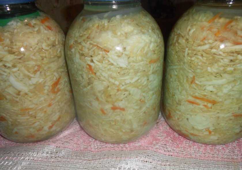 Квашеная капуста на зиму в банках - 5 простых и вкусных рецептов с фото пошагово
