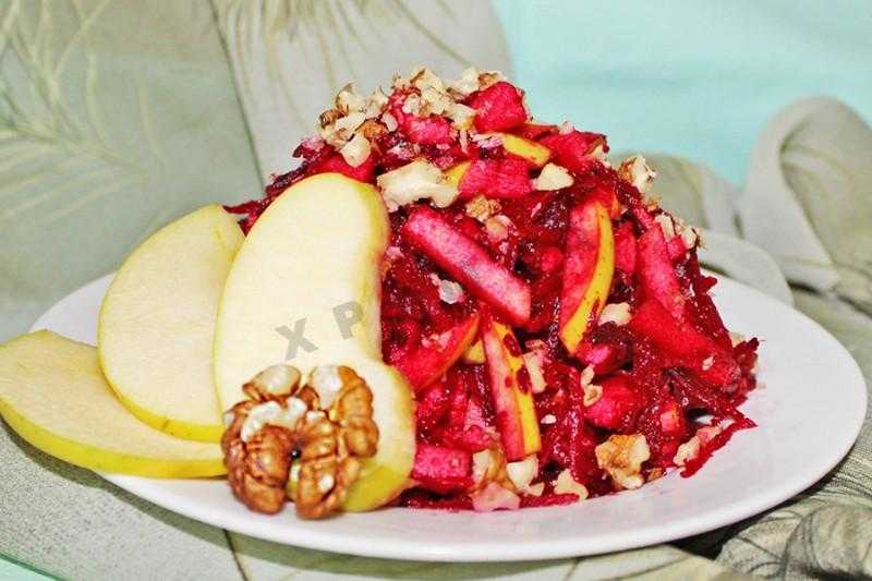 Свекольный салат чернослив с грецкими орехами и майонезом рецепт с фото пошагово - 1000.menu