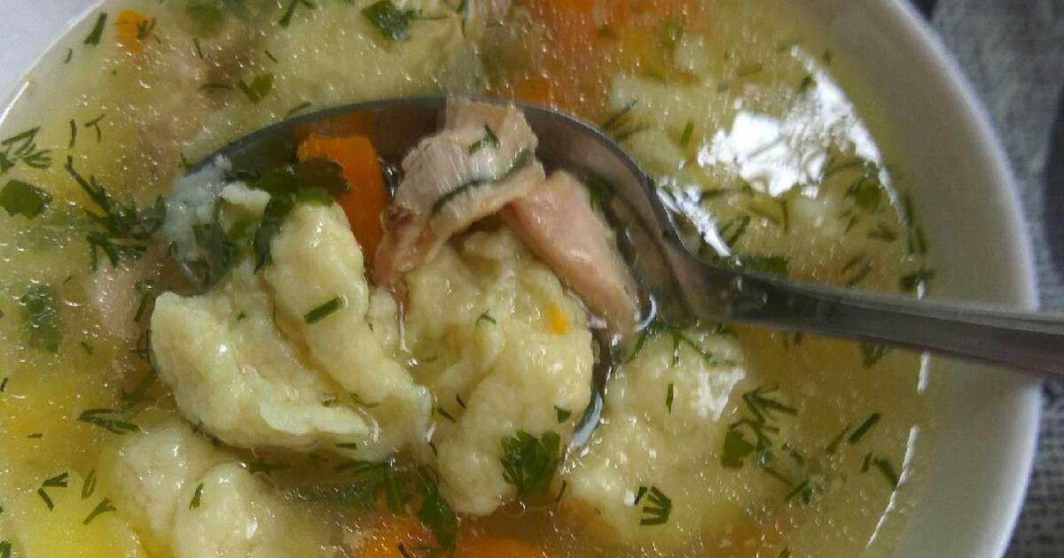 Суп с клёцками на курном бульоне - 5 пошаговых рецептов приготовления