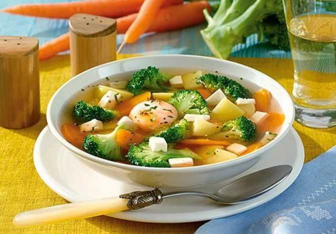 Вегетарианский овощной суп