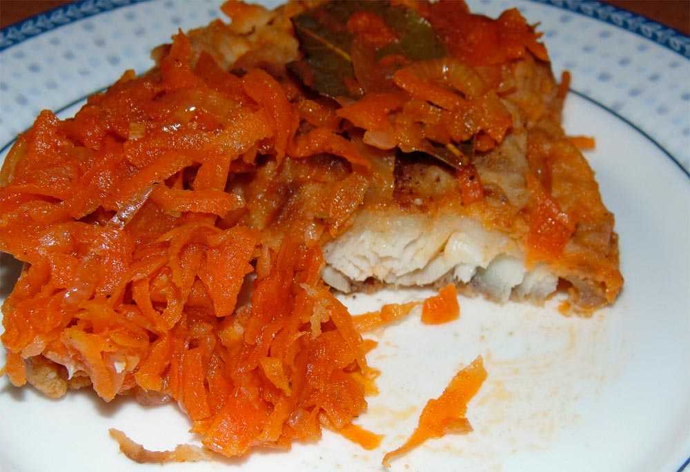 Соус к минтаю из моркови и лука