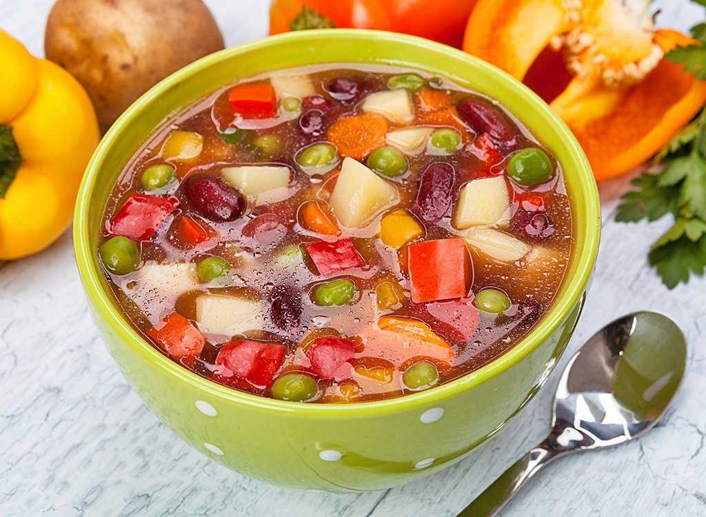Суп зеленый с овощами на мясном бульоне рецепт с фото пошагово - 1000.menu