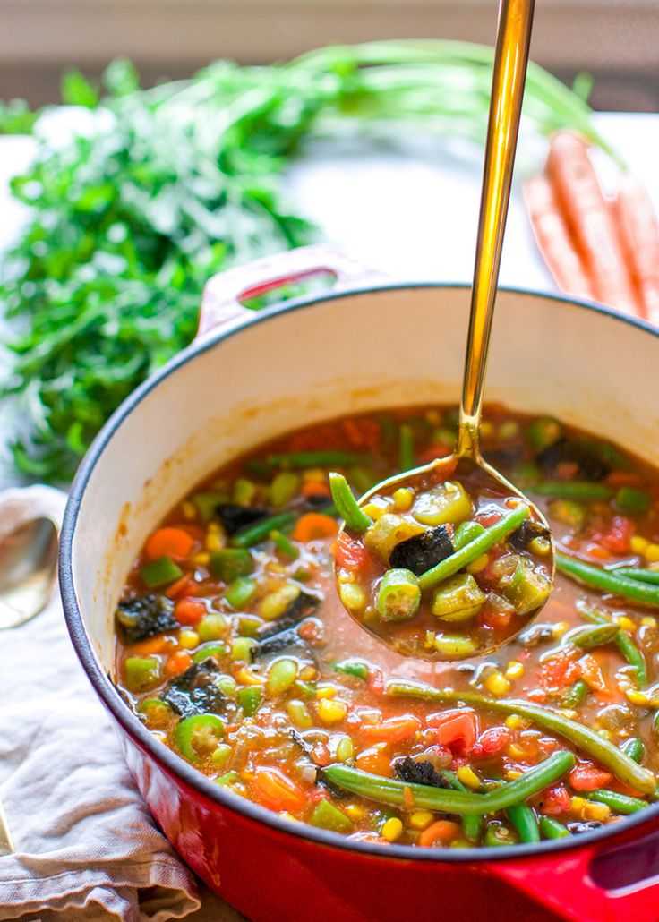 Овощной суп - 8 вкусных рецептов пошагово (с фото)