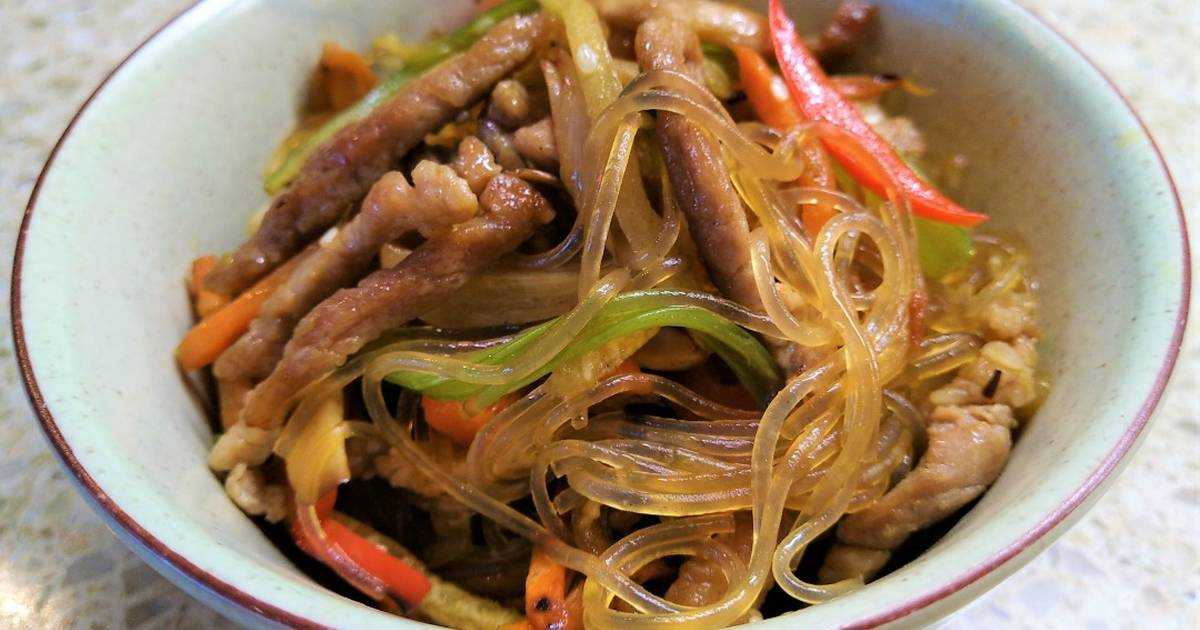 Салат с фунчозой - 10 рецептов приготовления пошагово - 1000.menu