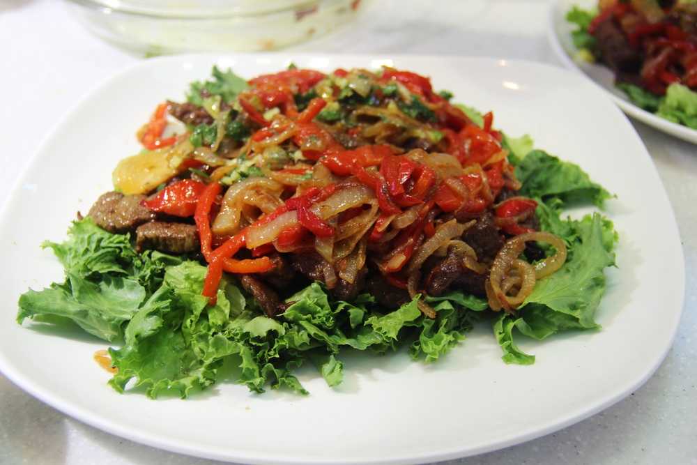 Салат рецепт с говядиной с фото и пошагово