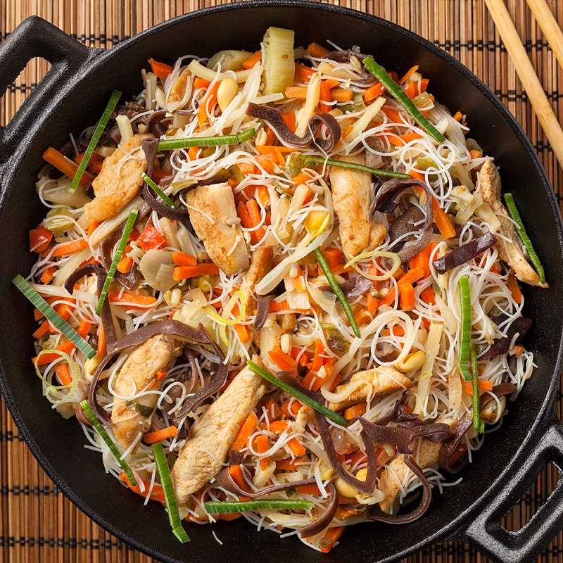 6 простых рецептов фунчозы с курицей и овощами 2021: как приготовить в домашних условиях
