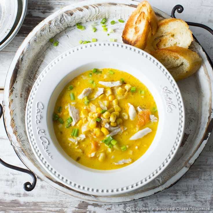 Суп с консервированной кукурузой, рецепт с фото