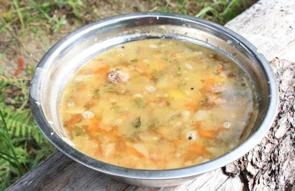 Суп гороховый с тушенкой рецепт с фото