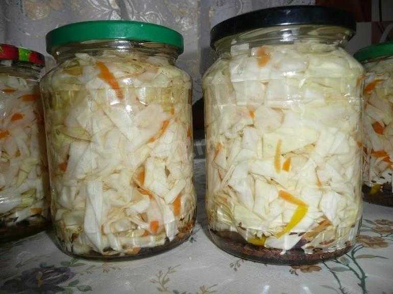 Маринованная капуста с морковью быстрого приготовления – 7 пошаговых рецептов