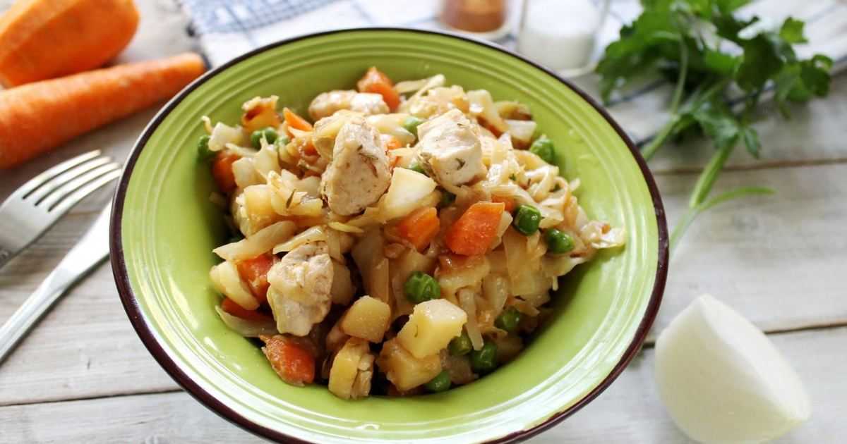 8 рецептов овощного рагу с курицей